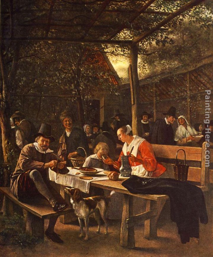 Jan Steen The Picnic Painting Best Paintings For Sale